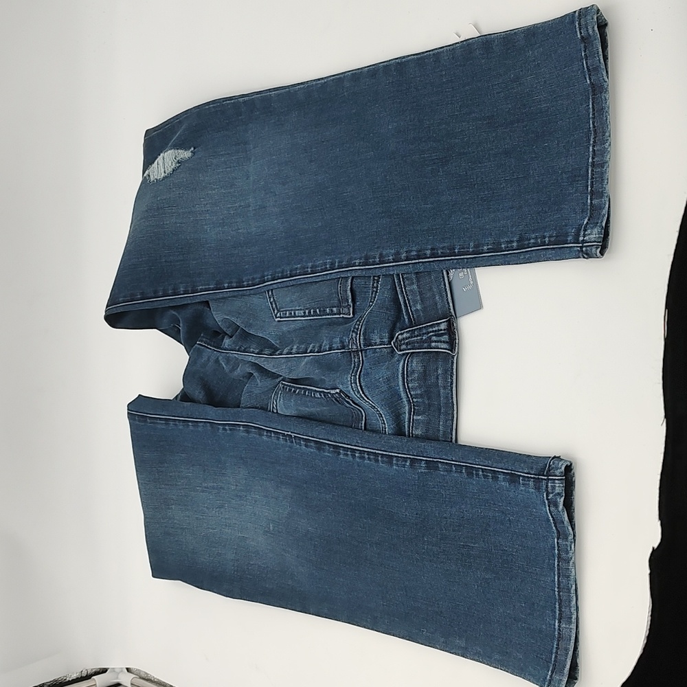 Democracy Ab Solution Jeans Distressed Size 4 Blue NWT - Picture 12 of 15